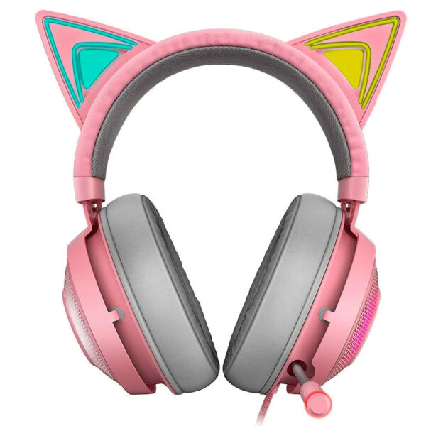 Audifonos Gamer Razer Kraken Kitty Chroma Rosado USB