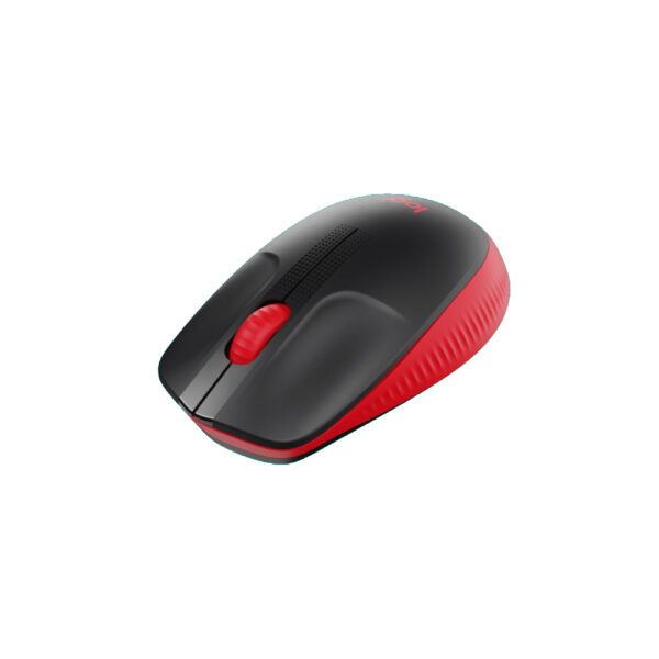 Mouse Logitech Inalambrico M190 Rojo 3 botones