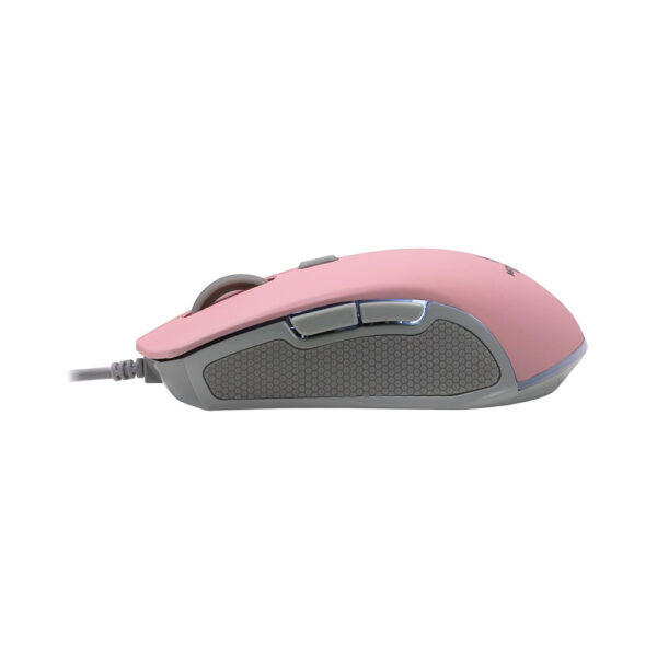 Mouse Gamer Monster Games Girl Playful Rosados 6400 DPI