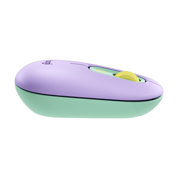 Mouse Logitech Pop Mouse c Emoji Lila Inalambrico