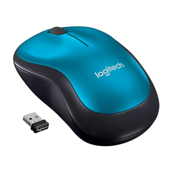 Mouse Logitech M185 Inalámbrico Azul USB