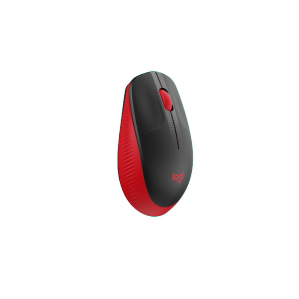 Mouse Logitech Inalambrico M190 Rojo 3 botones