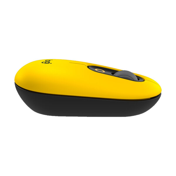 Mouse Logitech Pop Mouse c Emoji Amarillo inalambrico