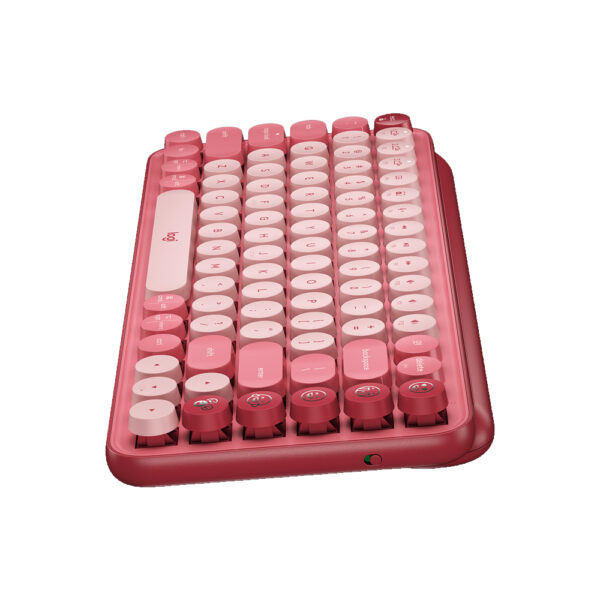 Teclado Logitech Pop Keys Rojo Mecánico Heartbreaker