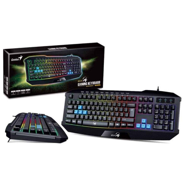 TECLADO GAMER GENIUS SCORPION K215 USB 12 Teclas función