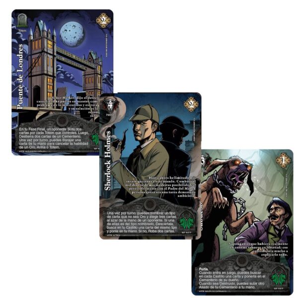 Display Despertar Gótico + set de 9 cartas Watson & Holmes
