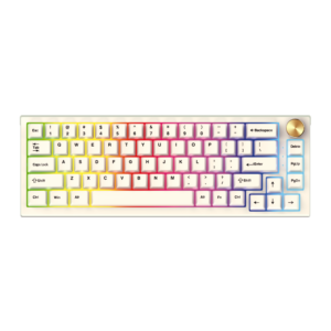 Teclado Gamer Fantech MAXFIT 67 MK858 White SW Brown