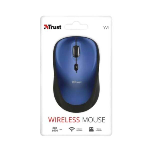 Mouse Inalambrico Azul Trust