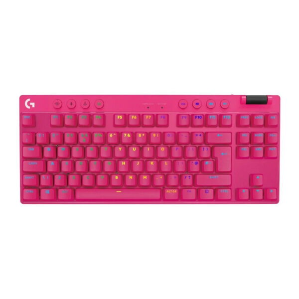 Teclado Gamer Logitech Pro X TKL US Magenta Sw Tactile