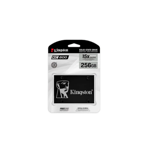 Disco Duro SSD Kingston 256GB KC600 SATA3 2,5"