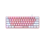 Teclado Gamer Hype Legend Rebel Shiro Pinku 60% SW Red RGB