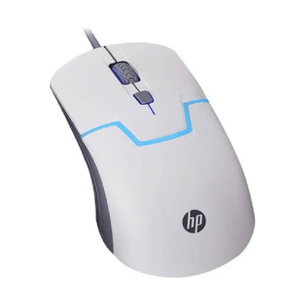 Mouse Gamer HP Alámbrico M100 Blanco 3200 dpi