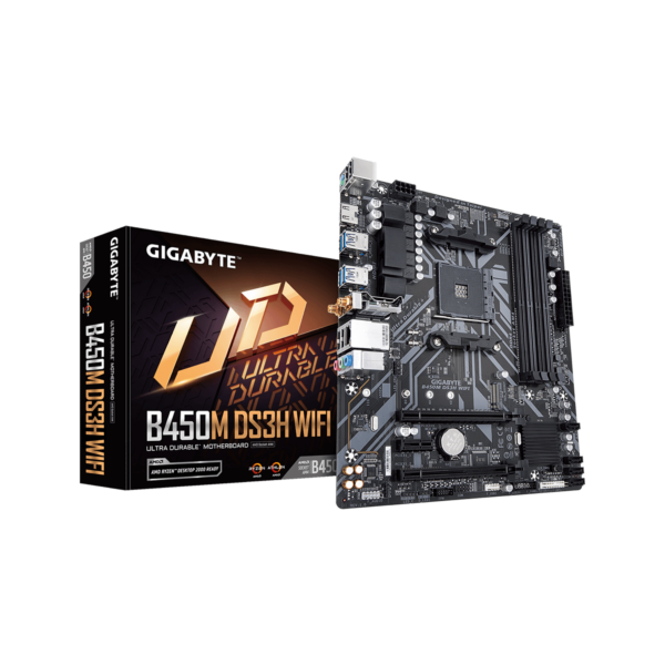 Placa Madre Gigabyte B450m Ds3h WIFI Micro Atx Am4