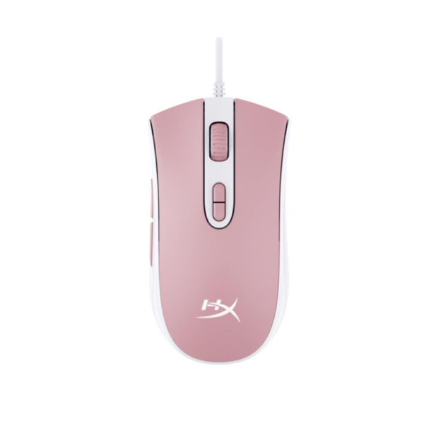 Mouse Gamer HyperX Pulsefire Core White Pink 6200DPI