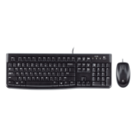 Kit Teclado y Mouse Logitech MK120 Alambrico Negro