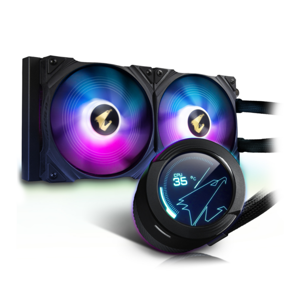 Refrigeración Líquida AORUS Waterforce 280mm c/ Pantalla LED