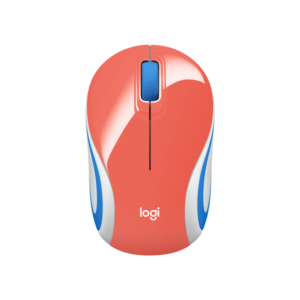 Mouse Logitech Mini M187 Coral Inalambrico