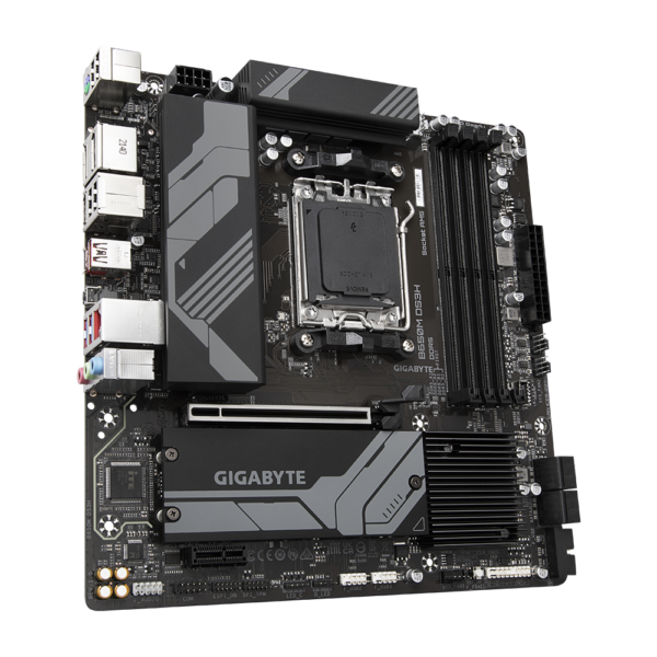 Placa Madre Gigabyte B650M DS3H AMD AM5 DDR5