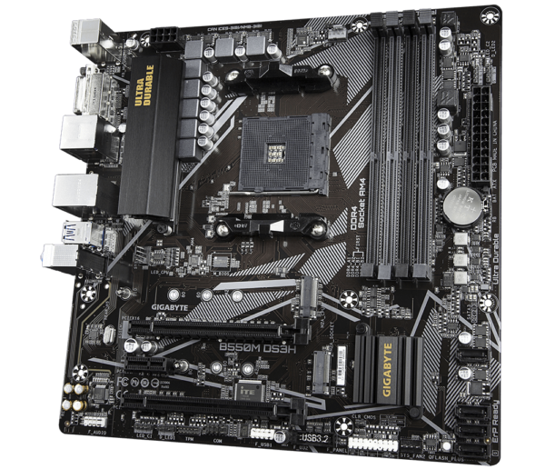 Placa Madre Gigabyte B550M DS3H AMD AM4