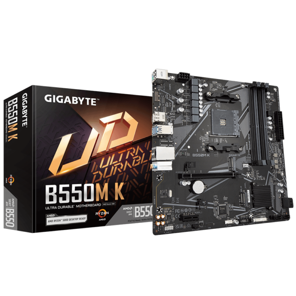 Placa Madre Gigabyte B550M-K MicroATX AMD AM4