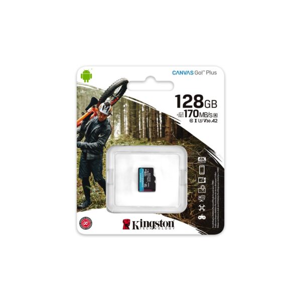 Tarjeta de Memoria Kingston Canvas Go! Plus microSDXC 128 GB