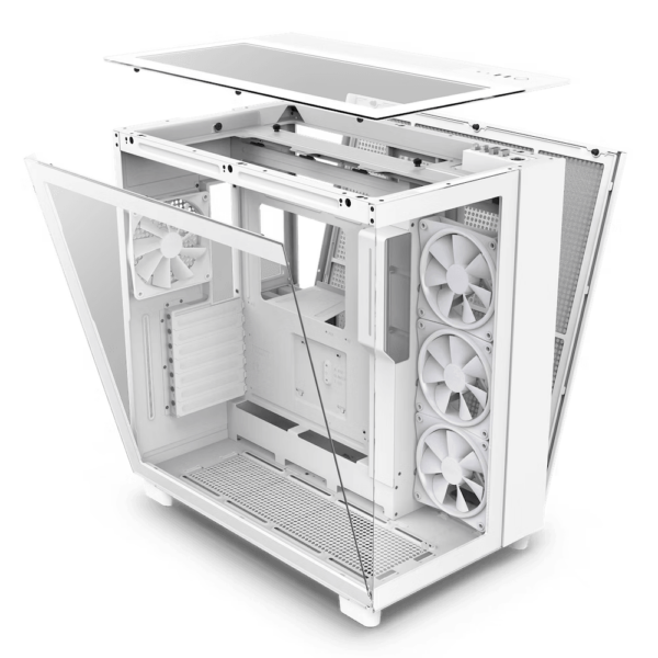 Gabinete NZXT H9 Elite ATX Mid Tower Blanco