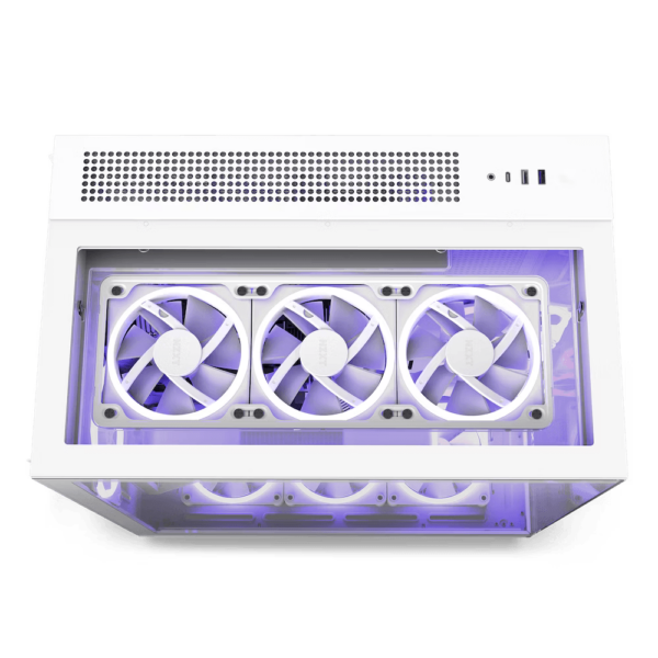 Gabinete NZXT H9 Elite ATX Mid Tower Blanco