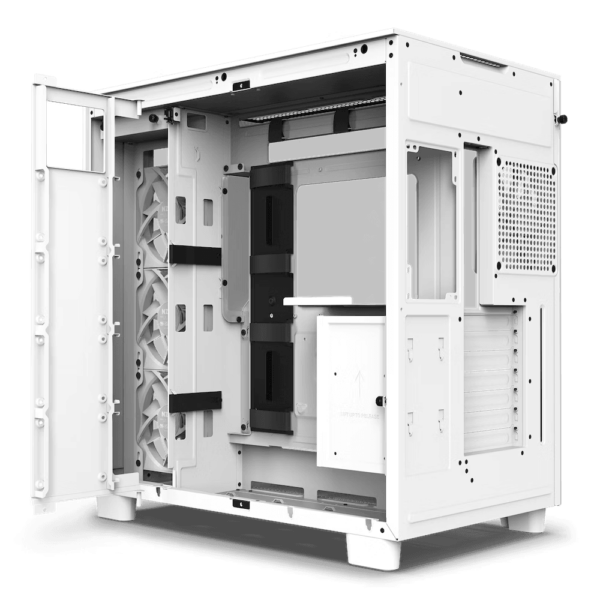 Gabinete NZXT H9 Flow ATX Mid T Blanco