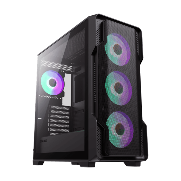 Gabintete GameMax Siege Black Mid-Tower E-ATX