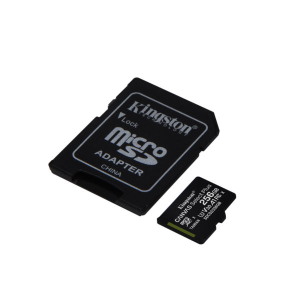 Tarjeta de Memoria MicroSD Kingston Canvas Select Plus 256gb