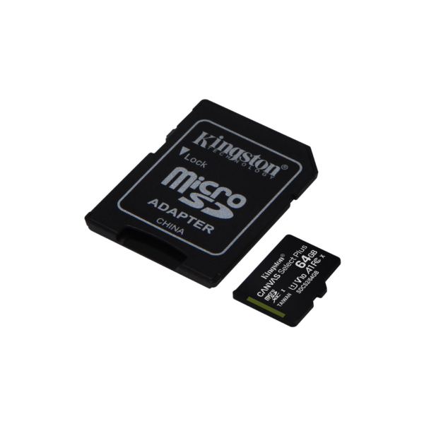 Tarjeta de Memoria MicroSD Kingston Canvas Select Plus 64gb