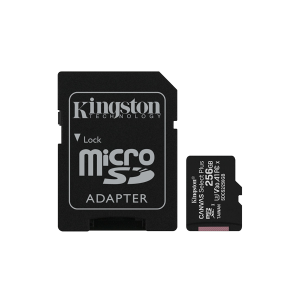 Tarjeta de Memoria MicroSD Kingston Canvas Select Plus 256gb