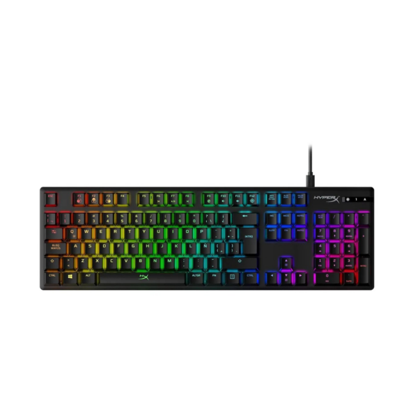 Teclado Gamer HyperX Alloy Origins RGB Español SW Blue