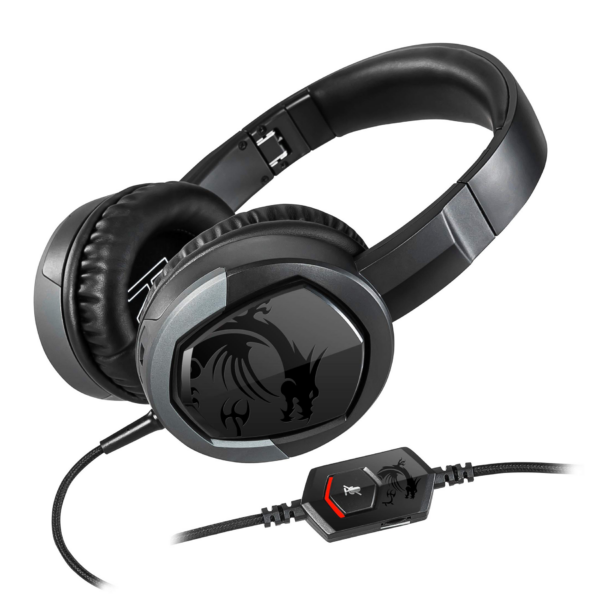 Audifonos Gamer MSI GH30 V2 Inmerse Plegables Jack 3,5mm