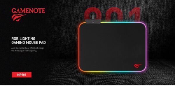 Mousepad Gamer Gamenote MP901 RGB USB 36x27cm