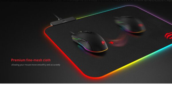 Mousepad Gamer Gamenote MP901 RGB USB 36x27cm