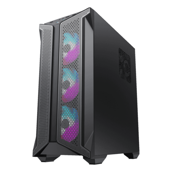 Gabinete Gamer Gamemax Bruffen C1 Negro 4 ventiladores