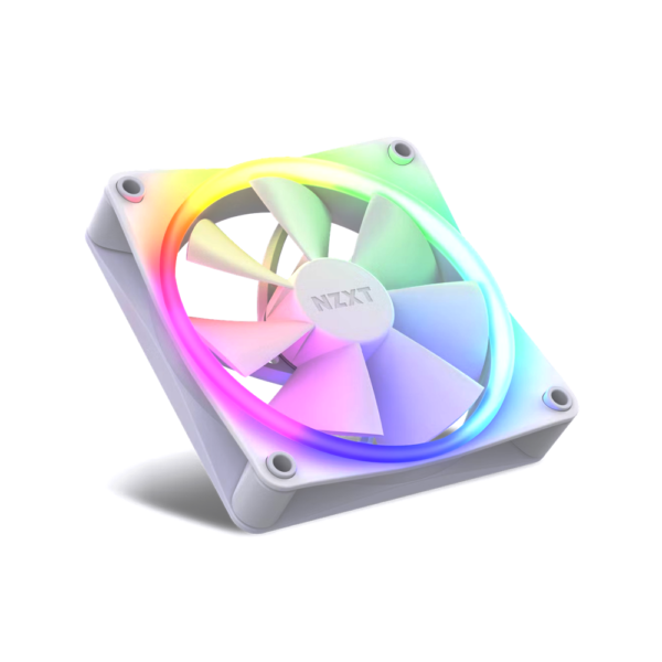 Pack 3 Ventiladores NZXT F120 RGB 120mm Blanco p Gabinete