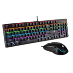 Kit Teclado y Mouse Gamer HP GM200 Mecánico RGB Español