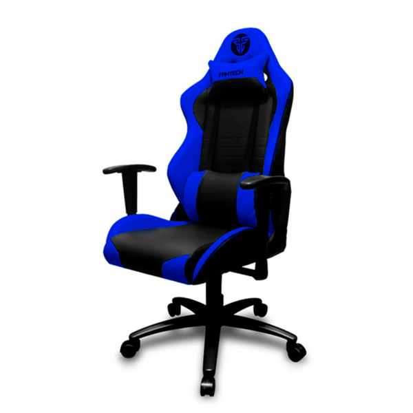 Silla Gamer Fantech GC 182 Alpha Blue Apoyabrazos 3d