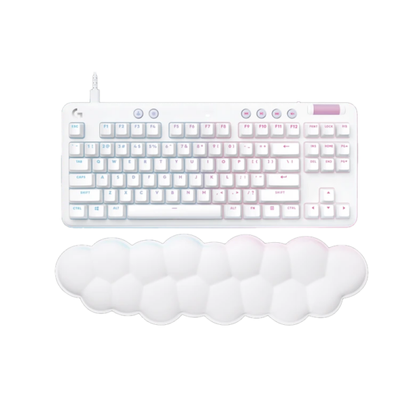 Teclado Gamer Logitech G713 c Reposamuñeca Blanco SW Tactile