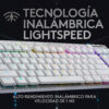 Teclado Gamer Logitech G915 TKL BLANCO RGB mecanico - Imagen 9