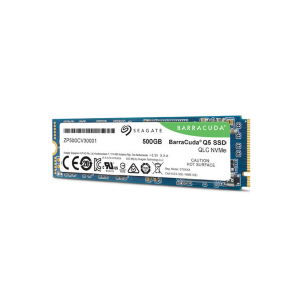 Disco Duro Solido Seagate Barracuda Q5 500GB M.2 2280 PCIe