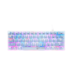 TECLADO Gamer Hype Legend REBEL BLANCO SW Outemu Brown