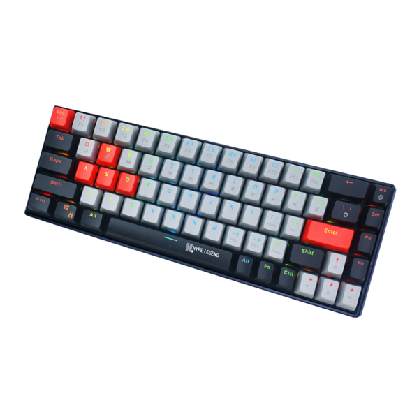 Teclado Gamer Hype Legend Rebel UP 65% SW Outemu Red RGB