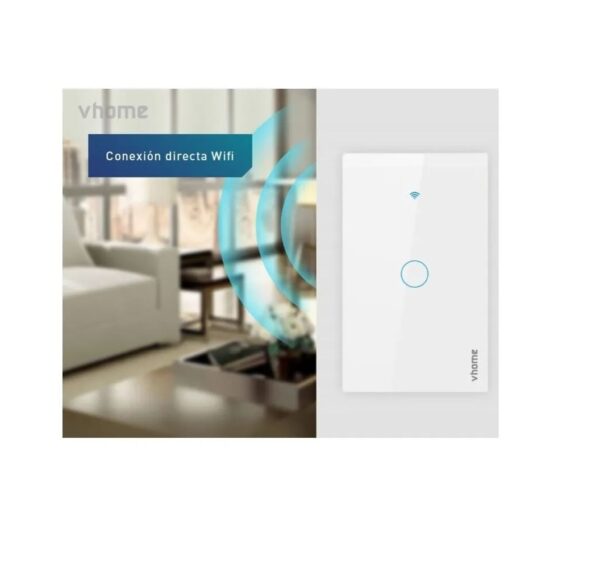 Enchufe de pared táctil WiFi Temporizador y Control por Voz 1 boton