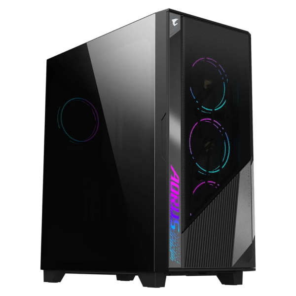 Gabinete Gamer Gigabyte Aorus C500 Glass E-ATX 4 Vent. ARGB