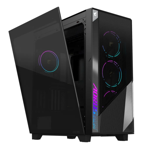 Gabinete Gamer Gigabyte Aorus C500 Glass E-ATX 4 Vent. ARGB