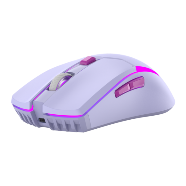 Mouse Gamer Fantech Venom II VIBE WGC2 Purple Inalambrico