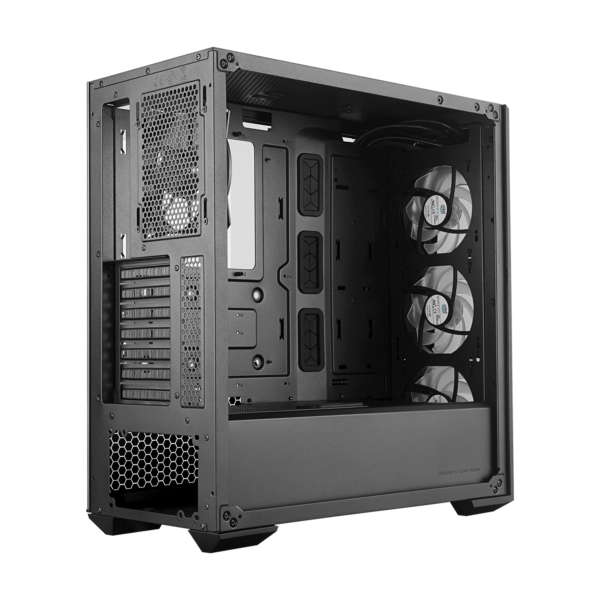 Gabinete MasterBox MB530P 4 Ventiladores Vidrio Templado